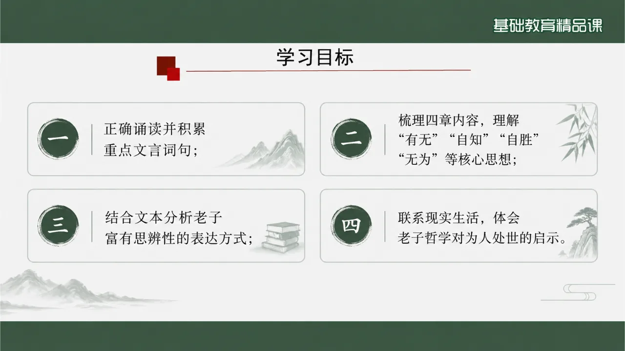 《《老子》四章》课件第2页缩略图