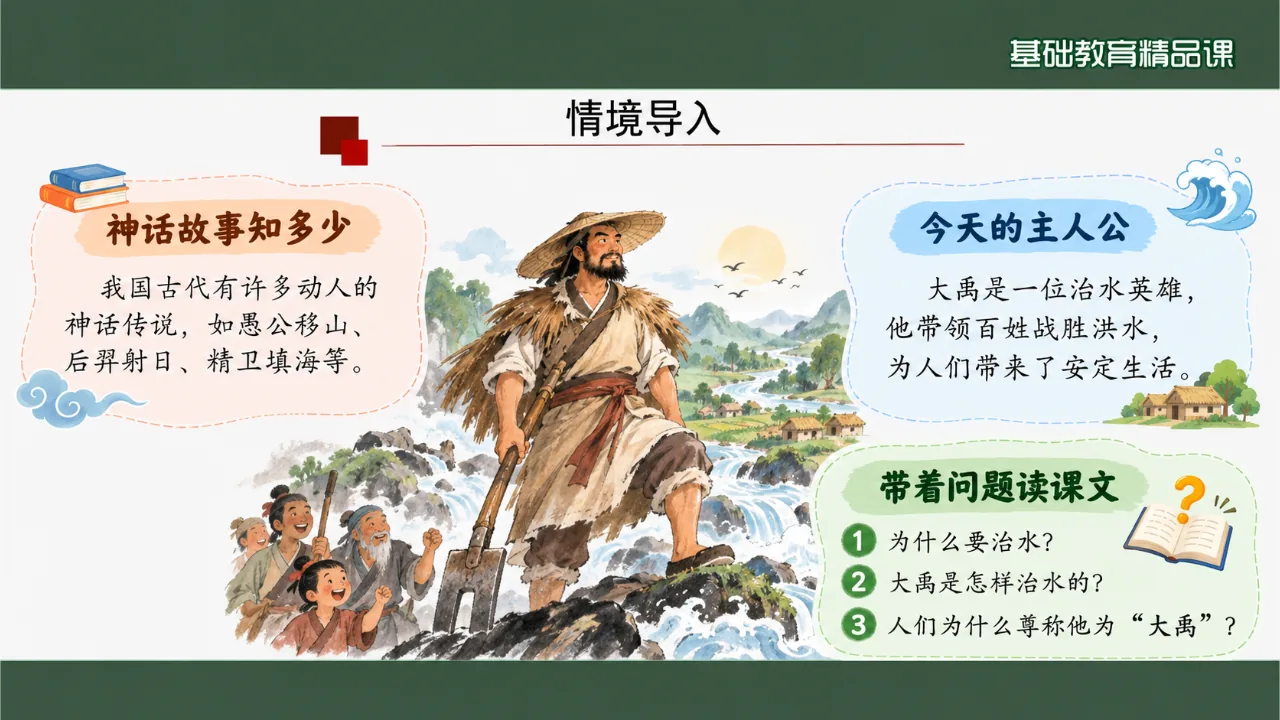 《大禹治水》课件第4页缩略图