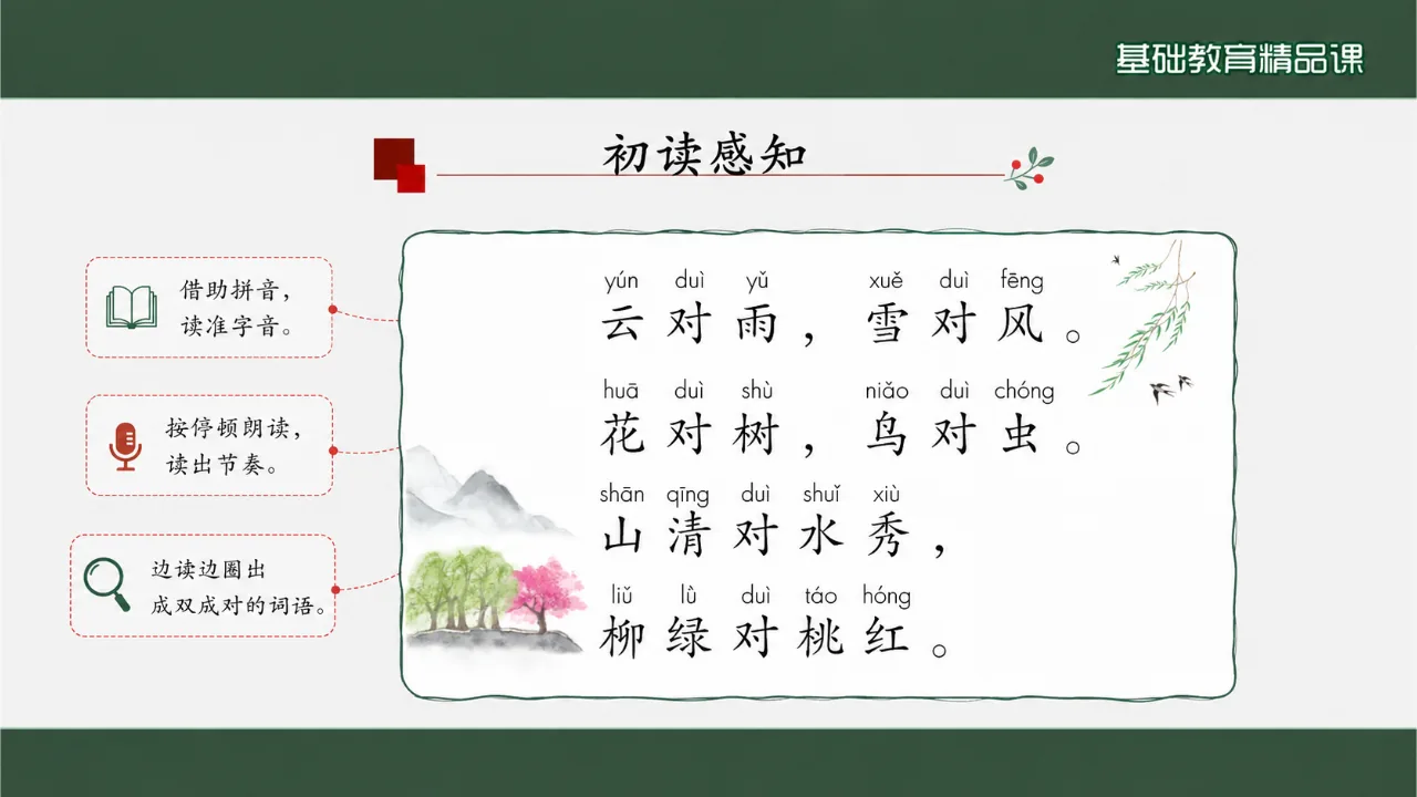 《对韵歌》 版本2课件第4页缩略图
