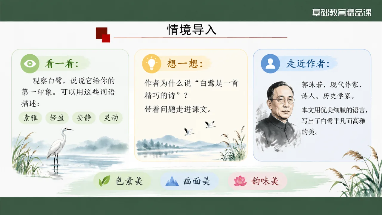 《白鹭》课件第2页缩略图
