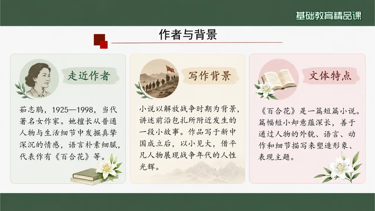 《百合花》课件第5页缩略图