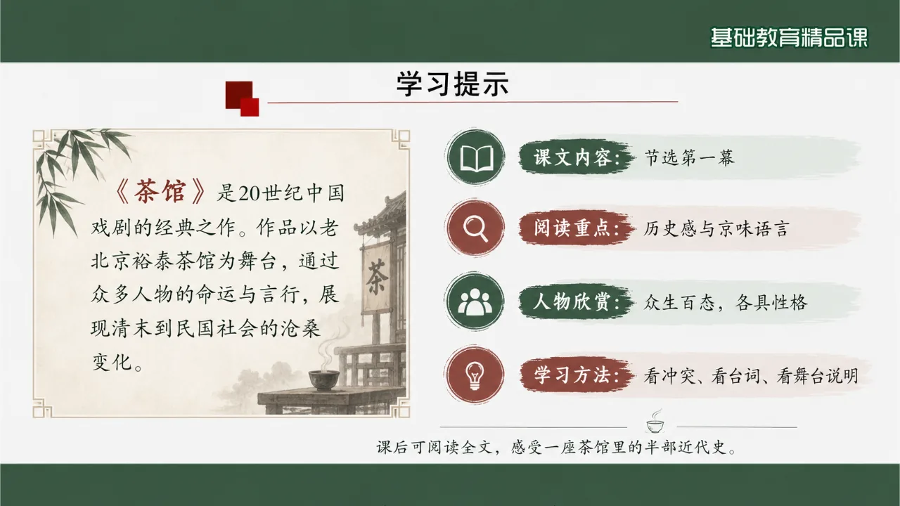 《茶馆》 版本2课件第3页缩略图