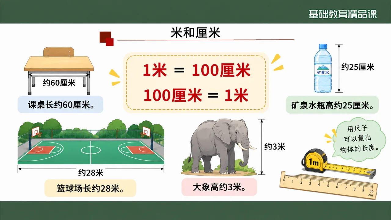 《厘米和米》课件第8页缩略图