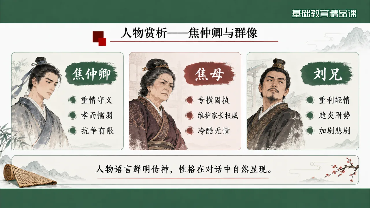 《孔雀东南飞并序》 版本1课件第10页缩略图