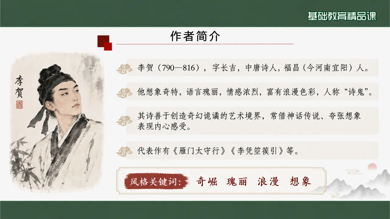《李凭箜篌引》 版本2课件第4页缩略图
