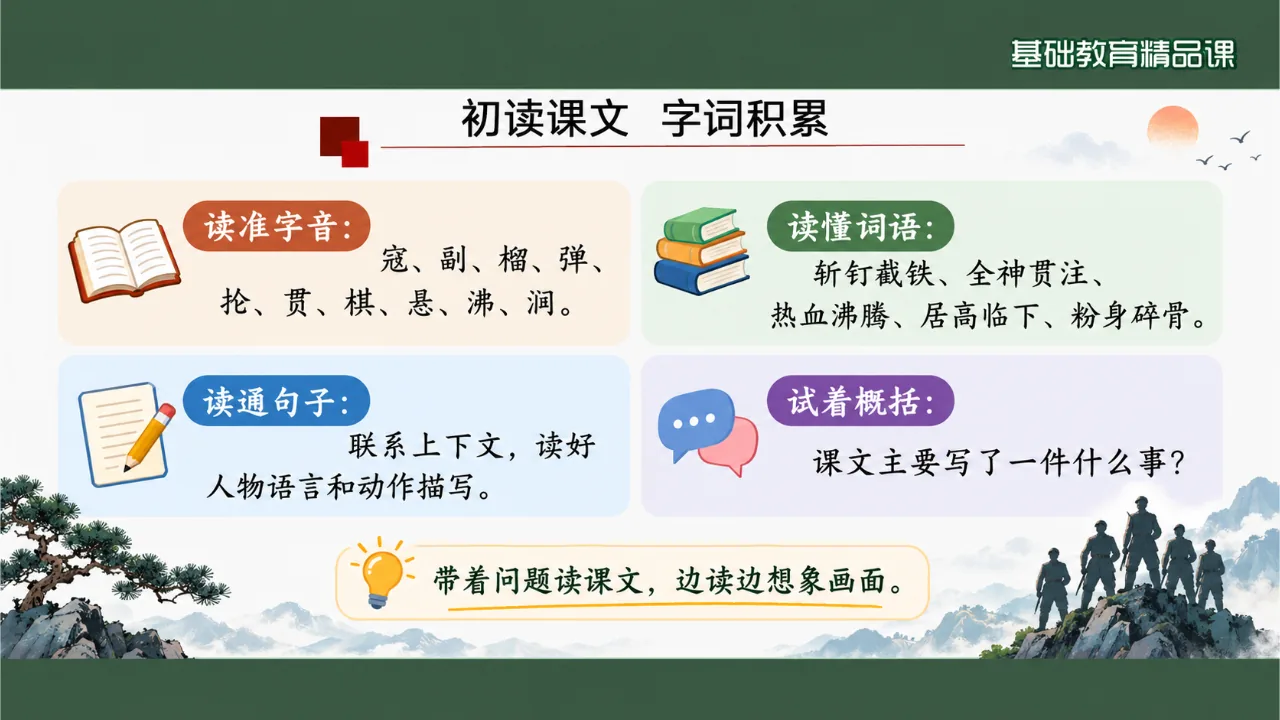 《狼牙山五壮士》课件第6页缩略图