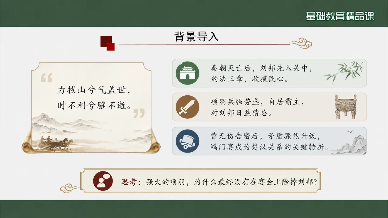 《鸿门宴》 版本1课件第4页缩略图