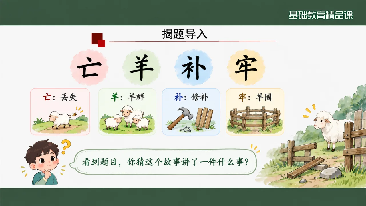 《亡羊补牢》 版本1课件第3页缩略图