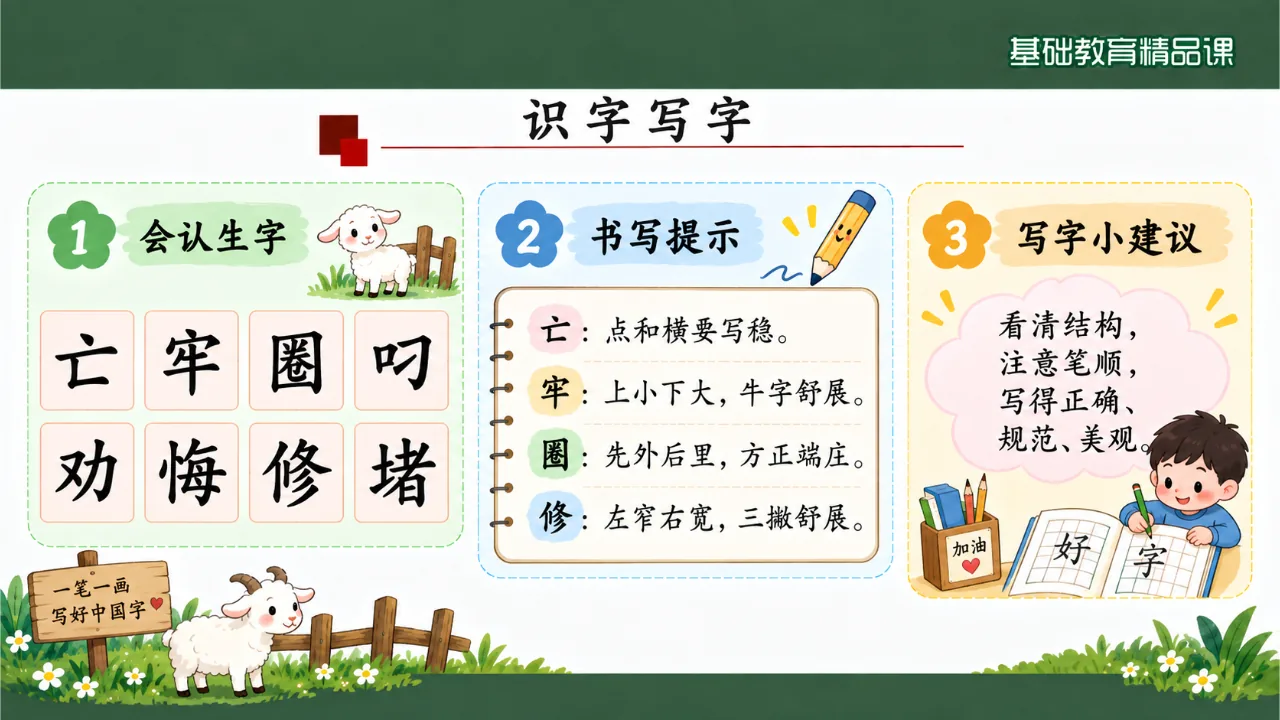 《亡羊补牢》 版本2课件第6页缩略图