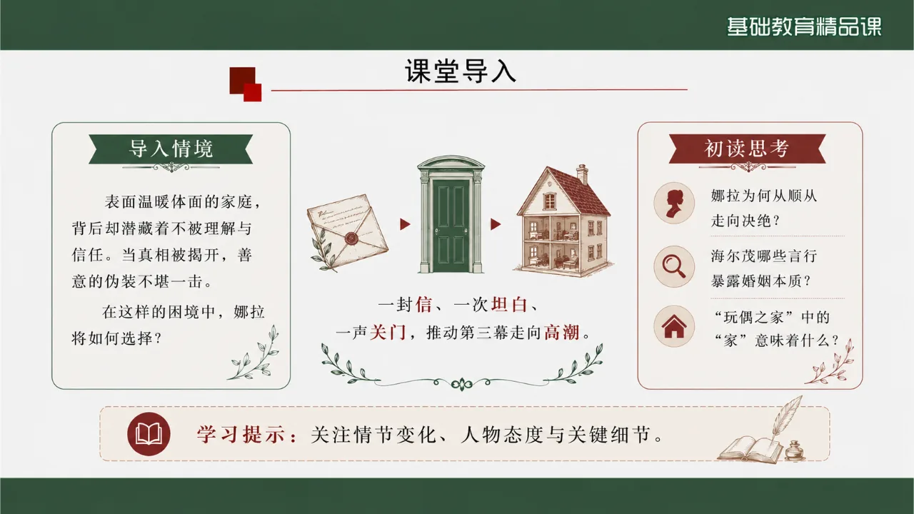《玩偶之家》 版本1课件第3页缩略图