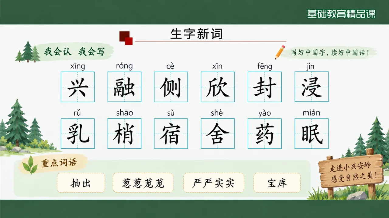 《美丽的小兴安岭》课件第4页缩略图