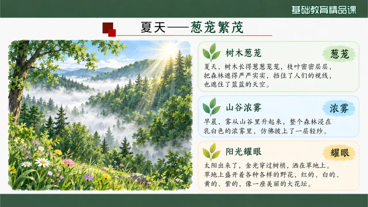 《美丽的小兴安岭》课件第9页缩略图