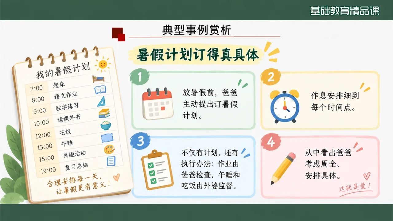 《习作例文：爸爸的计划》课件第8页缩略图