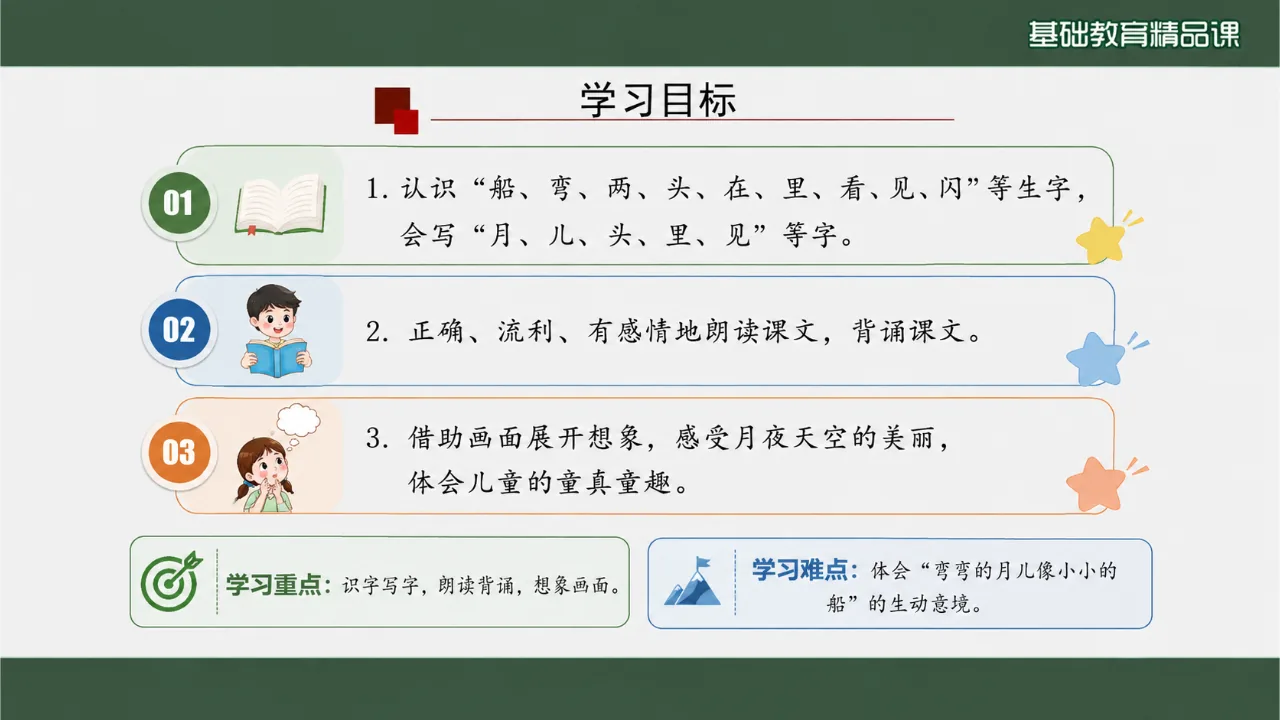 《小小的船》 版本1课件第2页缩略图