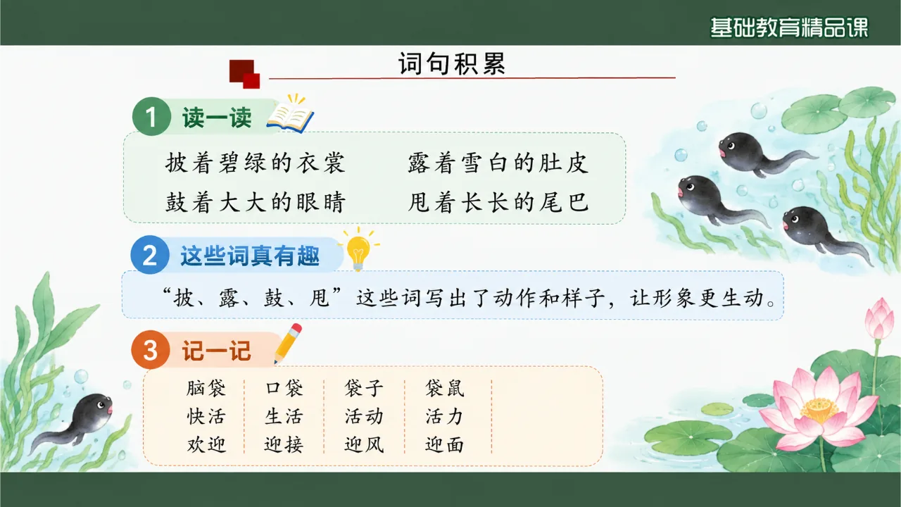 《小蝌蚪找妈妈》课件第10页缩略图
