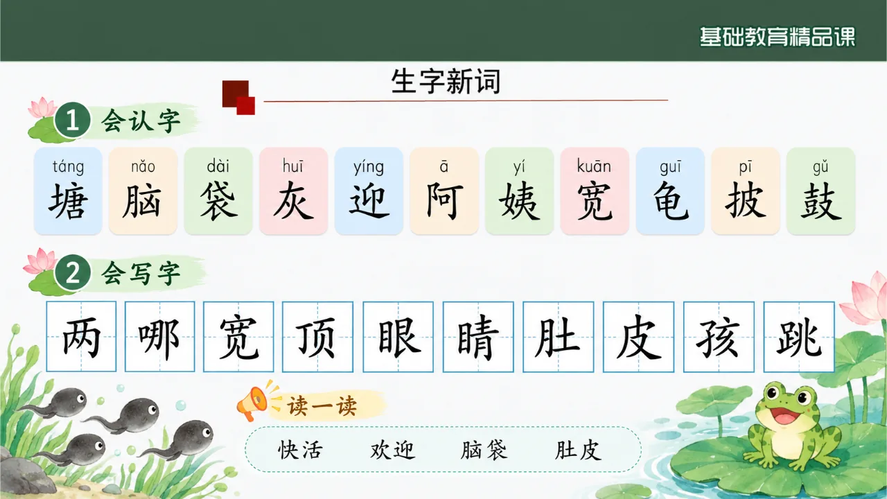 《小蝌蚪找妈妈》课件第3页缩略图