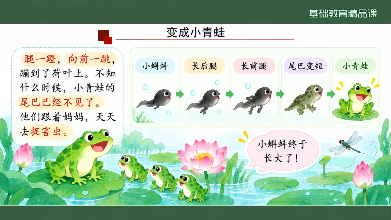《小蝌蚪找妈妈》课件第9页缩略图