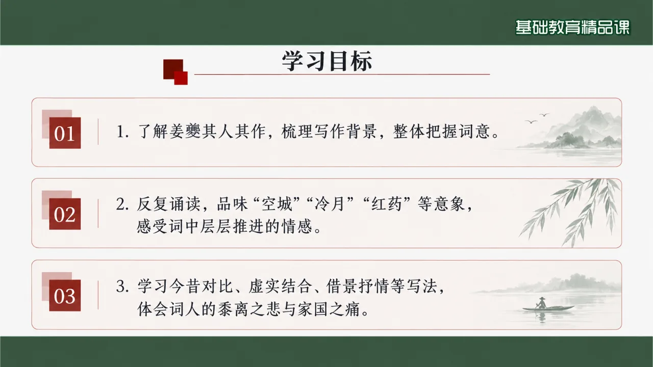 《扬州慢（淮左名都）》 版本3课件第2页缩略图