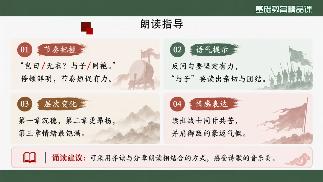 《无衣》 版本1课件第9页缩略图