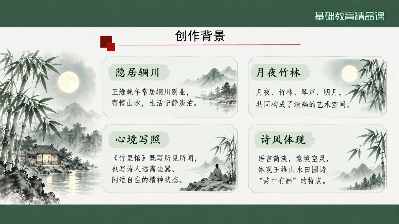 《竹里馆》课件第8页缩略图
